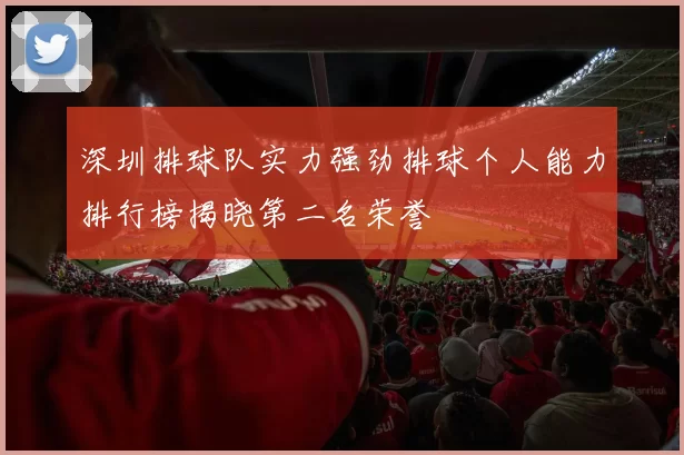 深圳排球队实力强劲排球个人能力排行榜揭晓第二名荣誉