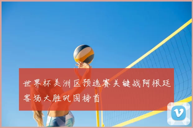 世界杯美洲区预选赛关键战阿根廷客场大胜巩固榜首