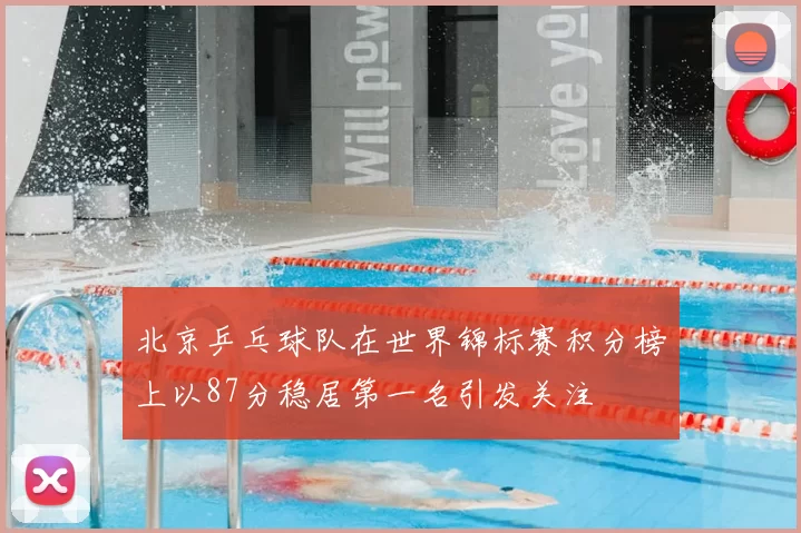 北京乒乓球队在世界锦标赛积分榜上以87分稳居第一名引发关注